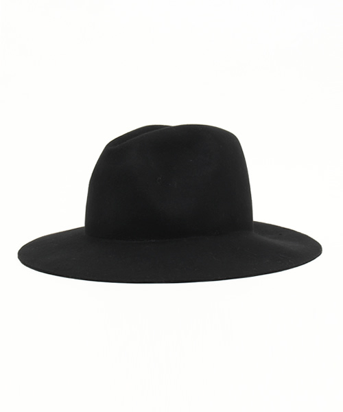 Discoat Parisien MENS（ディスコートパリシアンメンズ）の「つば広フェルトハット（ハット・メンズ・ブラック/キャメル/チャコールグレー・ﾌﾘ-）」の2枚目の写真