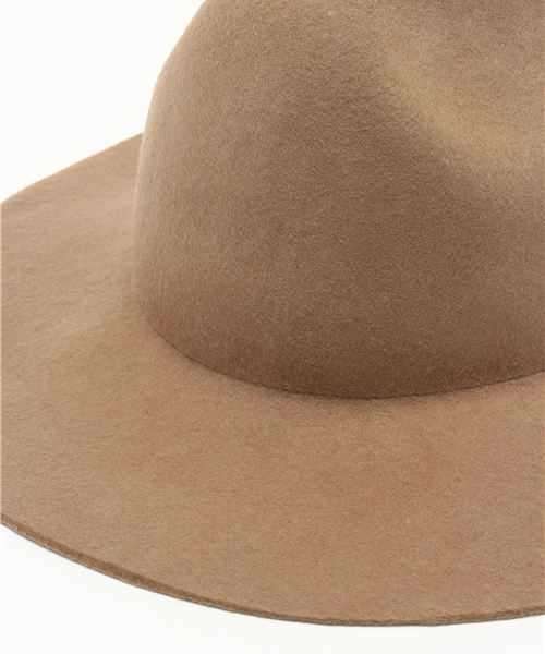 Discoat Parisien MENS（ディスコートパリシアンメンズ）の「つば広フェルトハット（ハット・メンズ・ブラック/キャメル/チャコールグレー・ﾌﾘ-）」の8枚目の写真