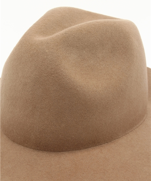 Discoat Parisien MENS（ディスコートパリシアンメンズ）の「つば広フェルトハット（ハット・メンズ・ブラック/キャメル/チャコールグレー・ﾌﾘ-）」の9枚目の写真