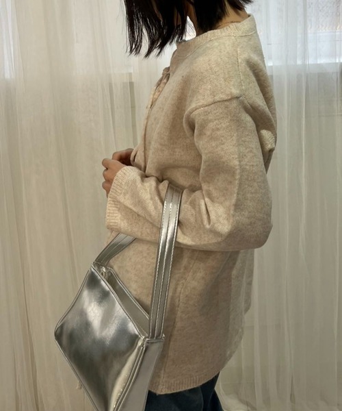 mebole（メボレ）の「2WAYリボンニットトップス（ニット/セーター・レディース・アイボリー/グレー・FREE）」の20枚目の写真