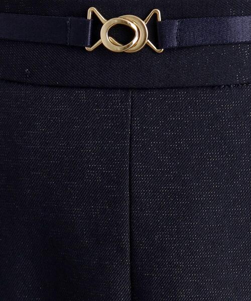 grove（グローブ）の「ベルト付きラメツイルフレアスカート（スカート・レディース・ネイビー/ナチュラル・03/02/01/04/05）」の11枚目の写真