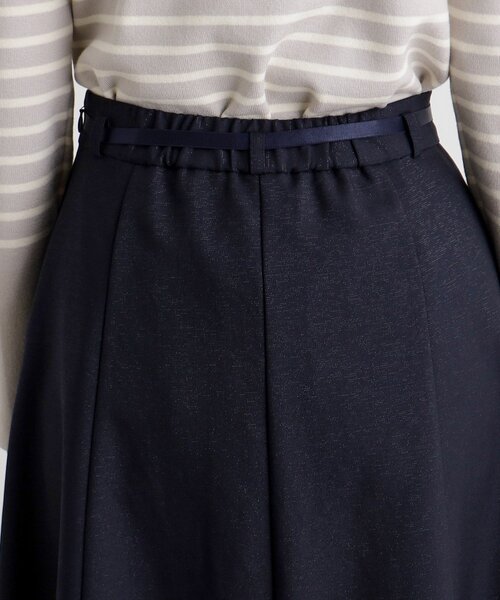 grove（グローブ）の「ベルト付きラメツイルフレアスカート（スカート・レディース・ネイビー/ナチュラル・03/02/01/04/05）」の17枚目の写真