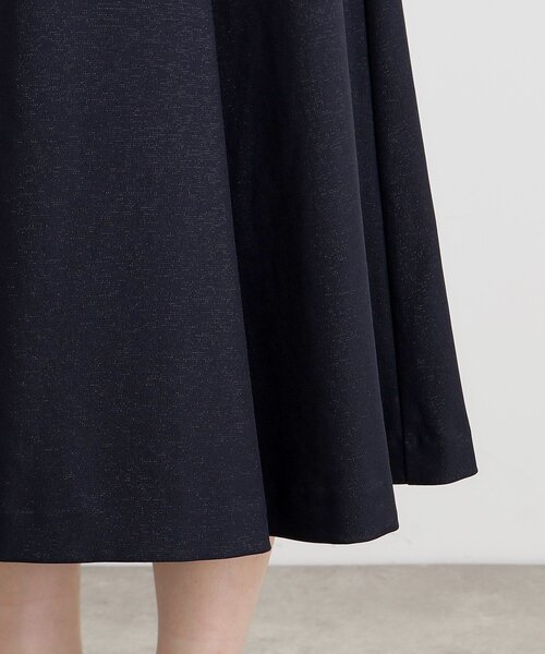 grove（グローブ）の「ベルト付きラメツイルフレアスカート（スカート・レディース・ネイビー/ナチュラル・03/02/01/04/05）」の18枚目の写真