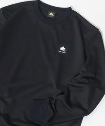 LOGOS/ロゴス ワンポイントロゴ クルーネックスウェット レディース メンズ トレーナー