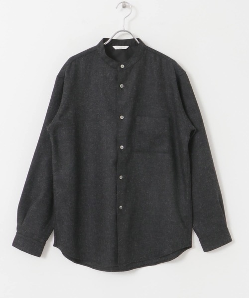 新品☆アーバンリサーチドアーズ　バンドカラーシャツ セール】フラノバンドカラーシャツ（シャツ/ブラウス）｜URBAN