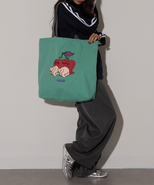 FREDRIK PACKERS(フレドリックパッカーズ)の「【FREDRIK PACKERS】FREDRIK ≪別注コラボレーション≫MASAMI YANAGIDA キャンバストート L(トートバッグ・レディース・ブラウン/ライトグレー/グリーン/ホワイト/パープル/ブルー/グレー/ブラック/アイボリー・FREE)」の15枚目の写真