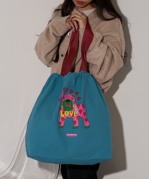 FREDRIK PACKERS(フレドリックパッカーズ)の「【FREDRIK PACKERS】FREDRIK ≪別注コラボレーション≫MASAMI YANAGIDA キャンバストート L(トートバッグ・レディース・ブラウン/ライトグレー/グリーン/ホワイト/パープル/ブルー/グレー/ブラック/アイボリー・FREE)」の17枚目の写真