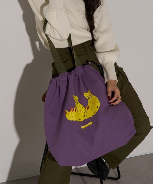 FREDRIK PACKERS(フレドリックパッカーズ)の「【FREDRIK PACKERS】FREDRIK ≪別注コラボレーション≫MASAMI YANAGIDA キャンバストート L(トートバッグ・レディース・ブラウン/ライトグレー/グリーン/ホワイト/パープル/ブルー/グレー/ブラック/アイボリー・FREE)」の22枚目の写真