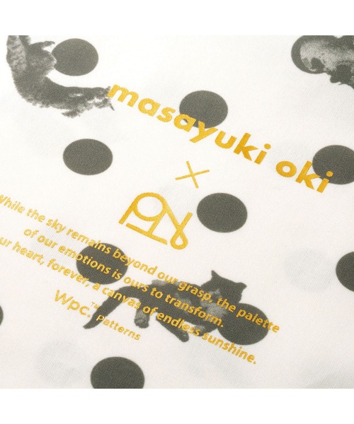 Wpc. Patterns（ダブリュピーシーパターンズ）の「沖昌之×Wpc. Patterns はっ水トートバッグ（トートバッグ・レディース・オフホワイト/グレー・FREE）」の4枚目の写真