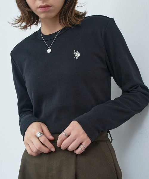 セール】【U.S. POLO ASSN.】限定商品 Beauty smooth long sleeve Tee