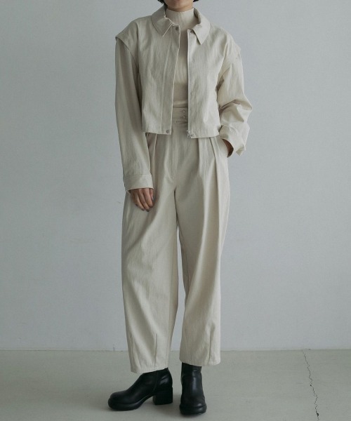 セール】anuke Twill Cocoon Pants ツイルコクーンパンツ