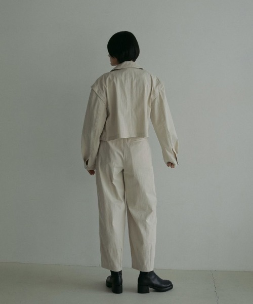 anukeアンヌーク Twill Cocoon Pants 36 アイボリー ànuke online store（アンヌーク） / Twill Cocoon PantsTwill