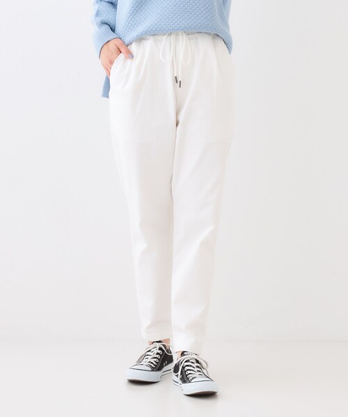 SHOO・LA・RUE（シューラルー）の「【洗える/SS-3L/美脚シルエット】アクティブ派のデニム イージーテーパードパンツ（その他パンツ・レディース・ネイビー/チャコールグレー/ブルー/ホワイト・10/04/05/01/03/02）」の18枚目の写真