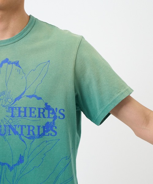 【関税込み】KHOKI ネイビー Vintage-Effect Tシャツ KHOKI / コッキ】Vintage-effect T-shirt（Tシャツ/カットソー