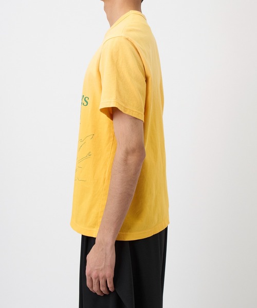 KHOKI(コッキ)の「【KHOKI / コッキ】Vintage-effect T-shirt(Tシャツ/カットソー・メンズ・グリーン/ネイビー/イエロー・2/3)」の16枚目の写真