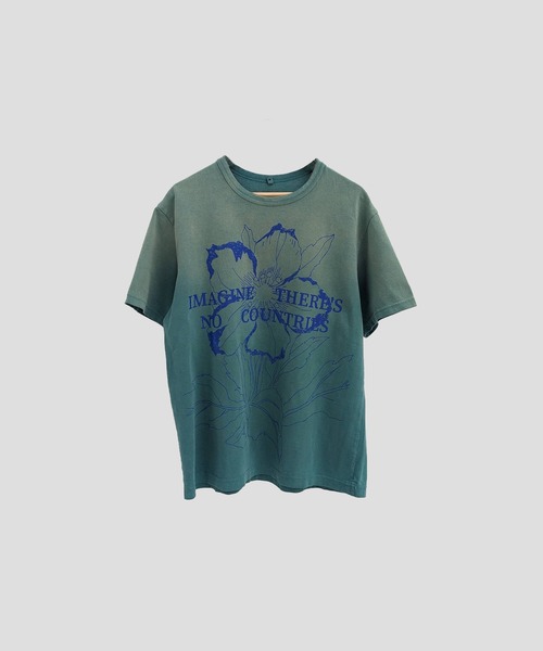【関税込み】KHOKI ネイビー Vintage-Effect Tシャツ KHOKI / コッキ】Vintage-effect T-shirt（Tシャツ/カットソー