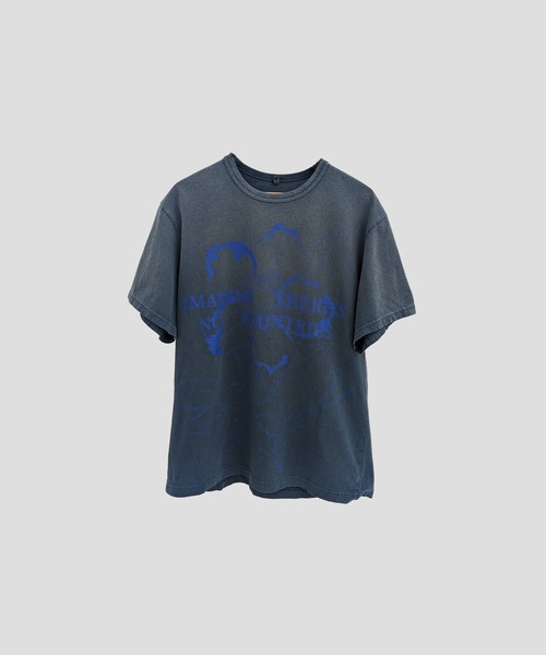 【関税込み】KHOKI ネイビー Vintage-Effect Tシャツ KHOKI: ネイビー Vintage-Effect Tシャツ | SSENSE 日本