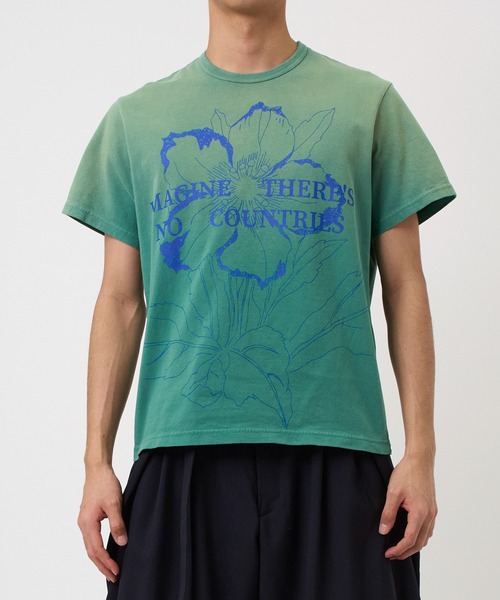 KHOKI(コッキ)の「【KHOKI / コッキ】Vintage-effect T-shirt(Tシャツ/カットソー・メンズ・グリーン/ネイビー/イエロー・2/3)」の22枚目の写真