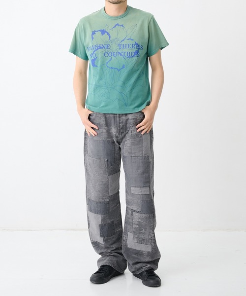 KHOKI(コッキ)の「【KHOKI / コッキ】Vintage-effect T-shirt(Tシャツ/カットソー・メンズ・グリーン/ネイビー/イエロー・2/3)」の19枚目の写真
