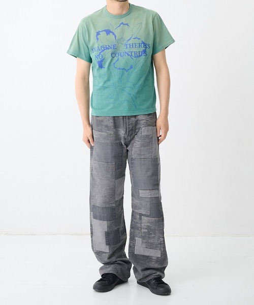 KHOKI(コッキ)の「【KHOKI / コッキ】Vintage-effect T-shirt(Tシャツ/カットソー・メンズ・グリーン/ネイビー/イエロー・2/3)」の21枚目の写真