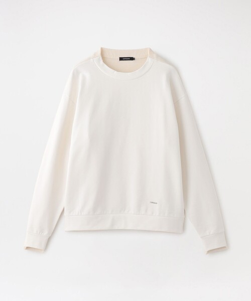 LOVELESS(ラブレス)の「スウェットコンビプルオーバー(Tシャツ/カットソー・メンズ・グレー系その他/オフホワイト/ブラック・M/L)」の9枚目の写真