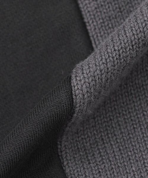 LOVELESS(ラブレス)の「スウェットコンビプルオーバー(Tシャツ/カットソー・メンズ・グレー系その他/オフホワイト/ブラック・M/L)」の21枚目の写真