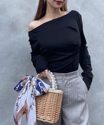 ROYAL PARTY | バックドレープロンTEE(Tシャツ/カットソー)