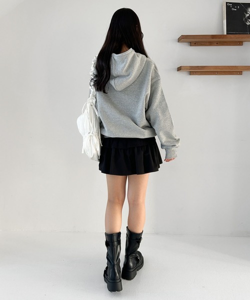 Heather（ヘザー）の「フリルティアードミニスカート　319485（スカート・レディース・ブラック/オフホワイト・S/M）」の21枚目の写真