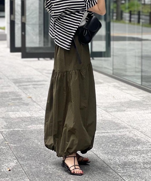 aquagarage（アクアガレージ）の「2wayバルーンスカート（スカート・レディース・アイボリー・M）」の6枚目の写真