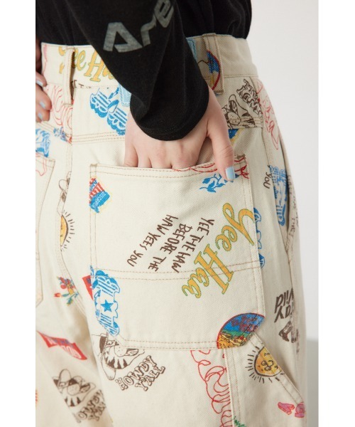 RODEO CROWNS WIDE BOWL（ロデオクラウンズワイドボウル）の「ICON ペインターパンツ（デニムパンツ・レディース・ホワイト系その他/ブルー系その他・SMALL/MEDIUM）」の22枚目の写真