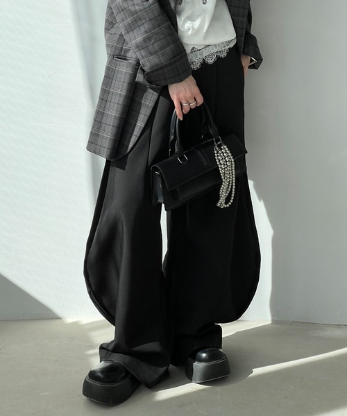 カーブライン立体パンツ chw25s036-ファッション通販サイト