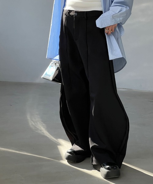 カーブライン立体パンツ chw25s036-ファッション通販サイト