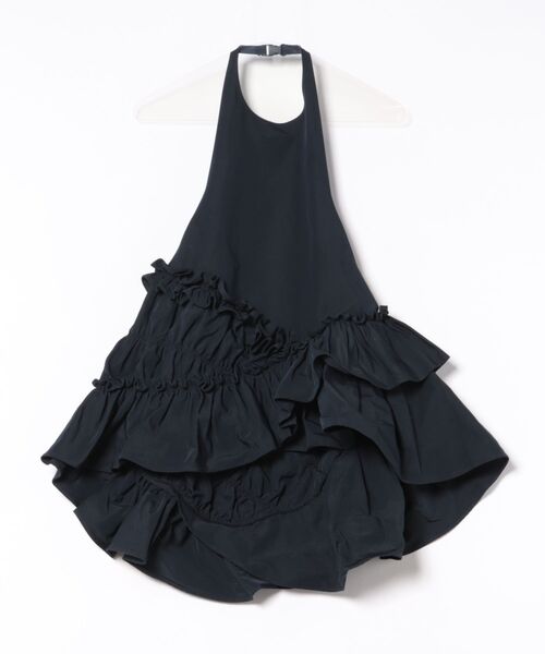 【新品】カレンソロジー　オックスギャザートップス　ブラック セール】Curensology(カレンソロジー)/オックスギャザートップス