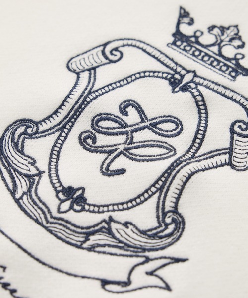 ROPE' PICNIC(ロペピクニック)の「スウェットライク刺繍ニットプルオーバー/リンクコーデ(ニット/セーター・レディース・ネイビー/イエロー/ピンク/グレー/オフホワイト・38)」の6枚目の写真