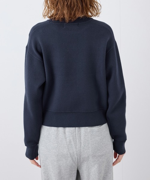 ROPE' PICNIC(ロペピクニック)の「スウェットライク刺繍ニットプルオーバー/リンクコーデ(ニット/セーター・レディース・ネイビー/イエロー/ピンク/グレー/オフホワイト・38)」の12枚目の写真