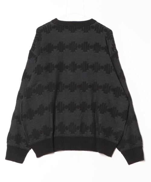 SUGGESTION(サジェッション)の「Jacquard crew neck knit / ジャガードクルーネックニット unisex(ニット/セーター・メンズ・ネイビー/チャコール/アイボリー・M/L)」の10枚目の写真
