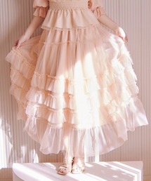 ボリュームティアードスカート