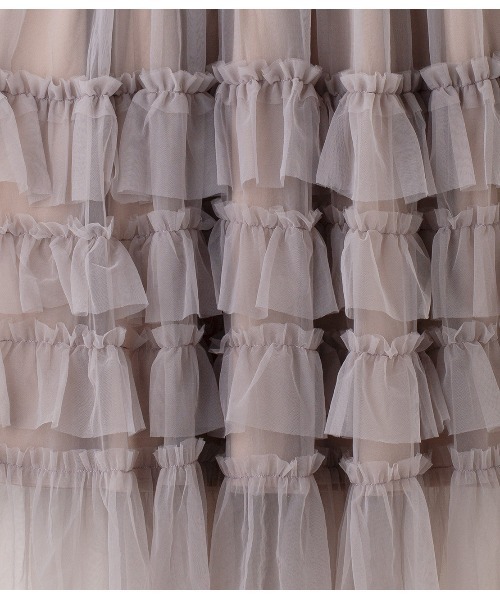 PEACH JOHN（ピーチジョン）の「ボリュームティアードスカート（スカート・レディース・ピンク/ベージュ/モカ・ONE SIZE）」の15枚目の写真