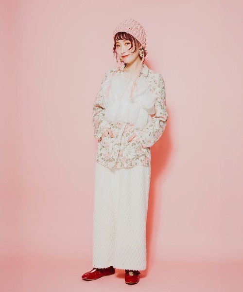 OVERRIDE（オーバーライド）の「OVERRIDE x pan TWINKLE CLOCHE / オーバーライド（ニットキャップ/ビーニー・レディース・ピンク/ホワイト・57~59cm）」の19枚目の写真