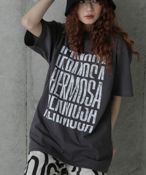 ROSE BUD Tシャツ 新品未使用タグ付き 新品タグ付 ROSE BUD ローズバッド カットソー BIG Tシャツ 黒 F