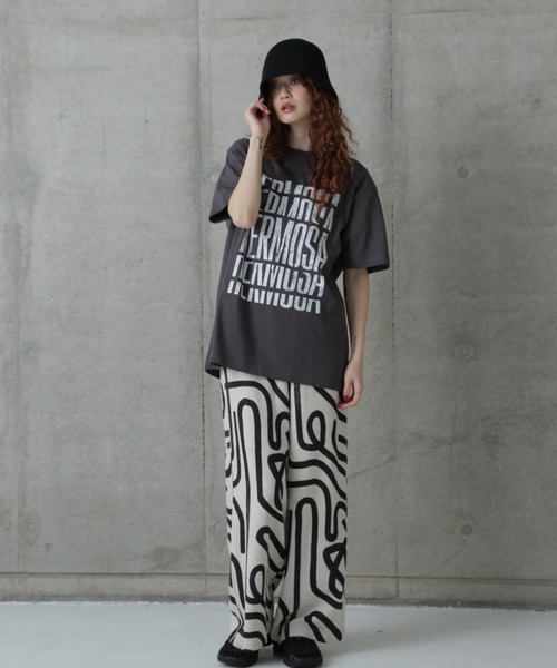 ROSE BUD ローズバッド　切替え　デザイン　Tシャツ 楽天市場】グラフィックアートロングTシャツ／ローズバッド