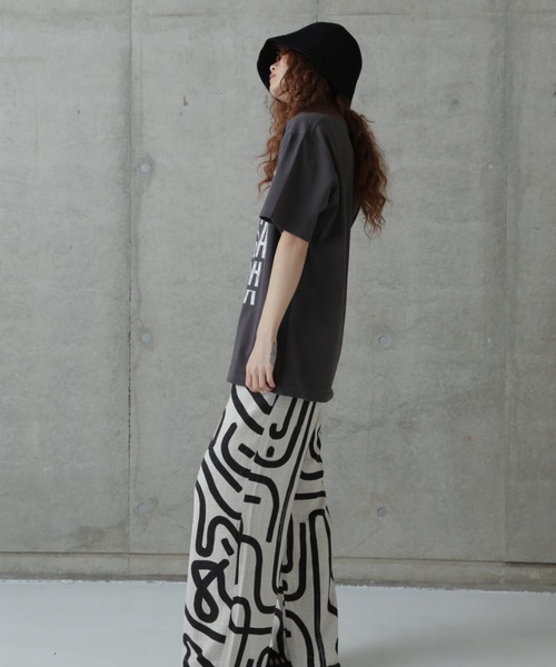 ROSE BUD（ローズバッド）の「【WEB・一部店舗限定】フロントロゴＴシャツ（Tシャツ/カットソー・レディース・グレー/ホワイト/ネイビー・ONE SIZE）」の6枚目の写真