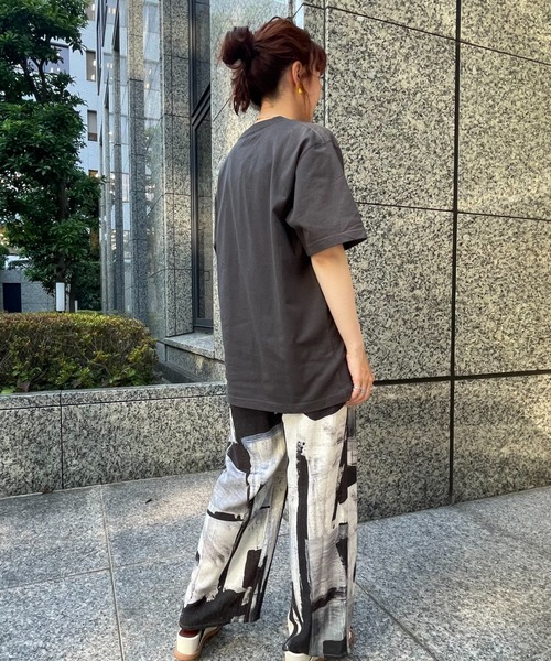 ROSE BUD（ローズバッド）の「【WEB・一部店舗限定】フロントロゴＴシャツ（Tシャツ/カットソー・レディース・グレー/ホワイト/ネイビー・ONE SIZE）」の18枚目の写真