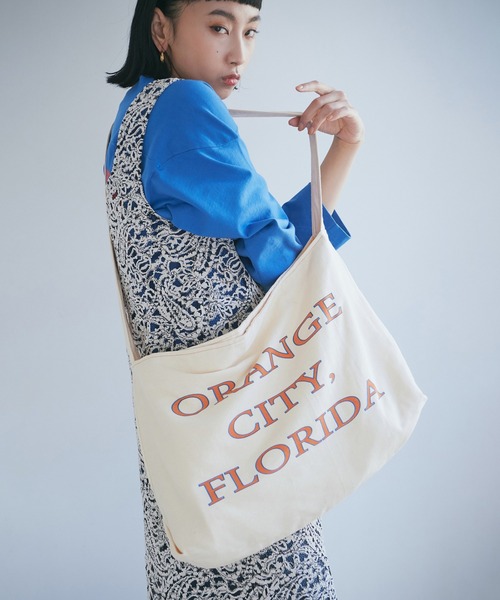 ROSE BUD(ローズバッド)の「ロゴショルダーバッグ(ショルダーバッグ・レディース・オレンジ/グリーン・ONE SIZE)」の10枚目の写真