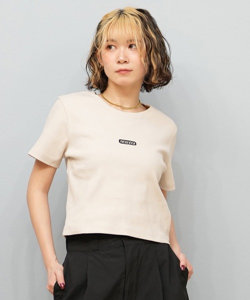 NEW ERA（ニューエラ）の「【ミニTシャツ】NEW ERA/ニューエラ リブ/ちびTシャツ 14670917/14670918/14670919（Tシャツ/カットソー・レディース・ブラック/ホワイト/ストーン・S/M）」の10枚目の写真
