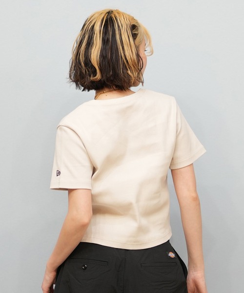 NEW ERA（ニューエラ）の「【ミニTシャツ】NEW ERA/ニューエラ リブ/ちびTシャツ 14670917/14670918/14670919（Tシャツ/カットソー・レディース・ブラック/ホワイト/ストーン・S/M）」の12枚目の写真