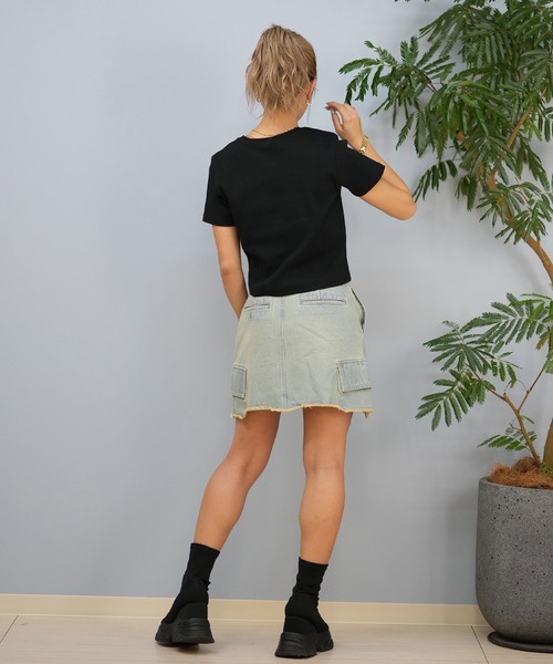 NEW ERA（ニューエラ）の「【ミニTシャツ】NEW ERA/ニューエラ リブ/ちびTシャツ 14670917/14670918/14670919（Tシャツ/カットソー・レディース・ブラック/ホワイト/ストーン・S/M）」の19枚目の写真