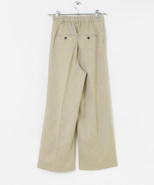 URBAN RESEARCH(アーバンリサーチ)の「『UVカット/吸水速乾/イージーケア』『UR TECH DRYLUXE』ツイードワイドパンツ(その他パンツ・レディース・ベージュ/グレー・36/38)」の12枚目の写真