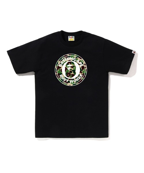A BATHING APE(アベイシングエイプ)の「ABC CAMO BUSY WORKS TEE(Tシャツ/カットソー・メンズ・ブラック×ブルー/ホワイト×ピンク/ブラック×ピンク/ブラック×グリーン/ホワイト×グリーン/ホワイト×ブルー・X-LARGE/XXX-LARGE/MEDIUM/LARGE/XX-LARGE/SMALL)」の6枚目の写真