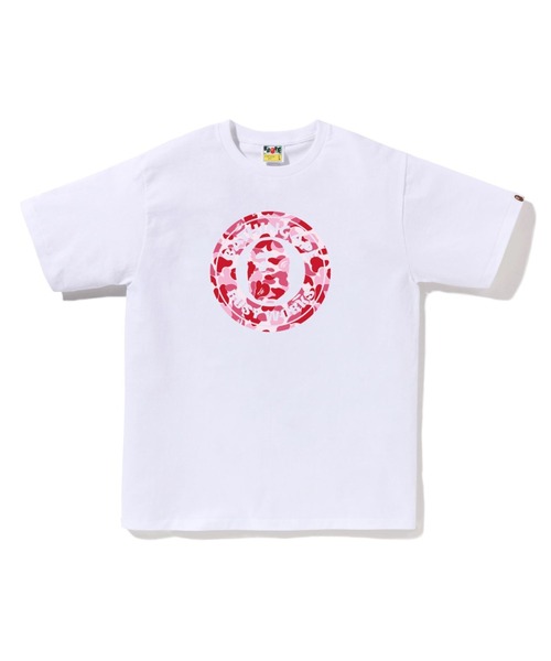 A BATHING APE(アベイシングエイプ)の「ABC CAMO BUSY WORKS TEE(Tシャツ/カットソー・メンズ・ブラック×ブルー/ホワイト×ピンク/ブラック×ピンク/ブラック×グリーン/ホワイト×グリーン/ホワイト×ブルー・X-LARGE/XXX-LARGE/MEDIUM/LARGE/XX-LARGE/SMALL)」の4枚目の写真